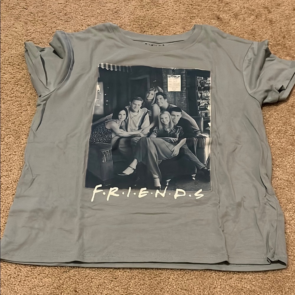 Gray Friends Graphic T-Shirt